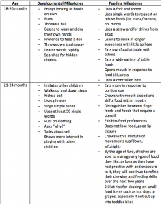 Feeding Milestones: 18 to 24 Months | PlayWorks Therapy Inc.